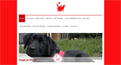 Desktop Screenshot of dog4life.it