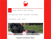 Tablet Screenshot of dog4life.it